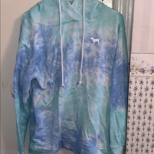 PINK Tie Dye Hoodie